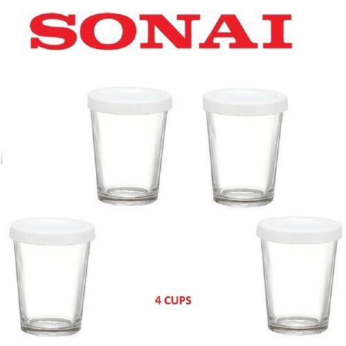 MAR-1004 طقم 4 كوب زبادى سوناى