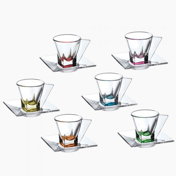 طقم 6 فنجان قهوة 7 س ل الوان فوزيون