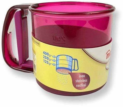 منخل دقيق400جم اكريلك استانلس مسكةاوتوما