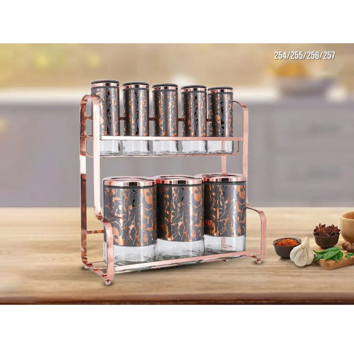 طقم توابل 9ق استانلس بيضاوى كبير اكسفورد