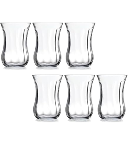 طقم 6 استكانة موركان ستار 3 لون