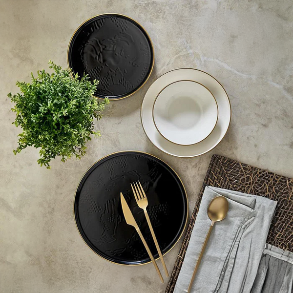 LIKE طقم عشاء 24 ق لامع تركى اكسفورد