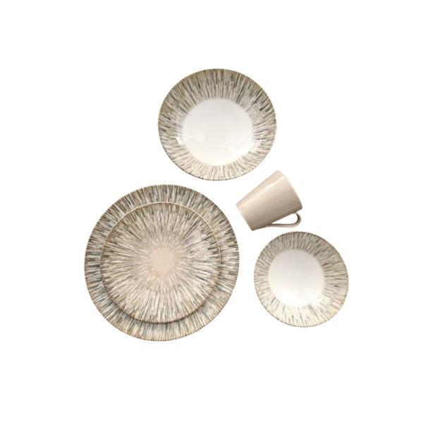 طقم عشاء 30 ق كوب كافيه كود 22 يخلي سفرتك تحفة وشكله أنيق جدًا، مناسب لكل بيت مصري.