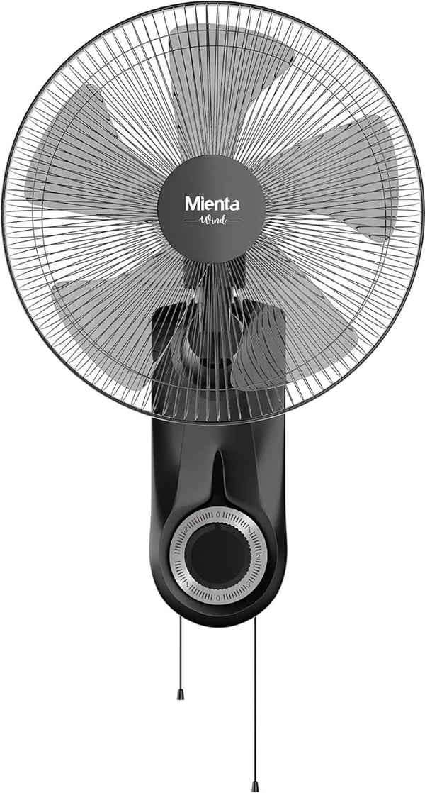 مروحة حائط 18 بوصة اسود ميانتا