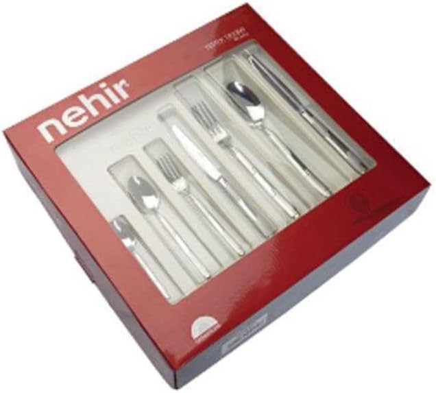 طقم شوك وملاعق89 لاليزار استانلس مط نهير