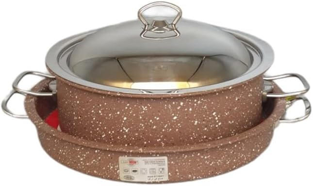 طقم حلة 24 سم + صينية 28 سافلون شوكلت