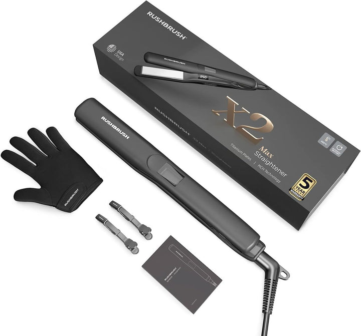 مكواة شعر اسود راش براش