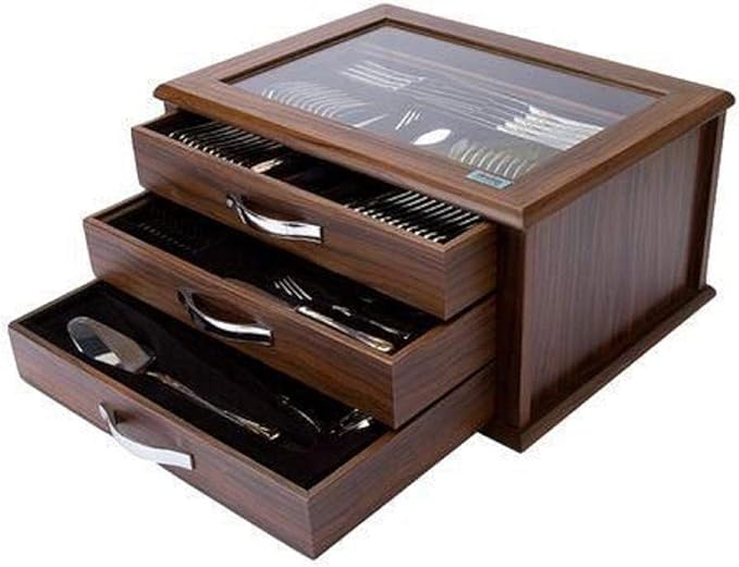 طقم شوك وملاعق 89ق دينيز استانلس جولد مط