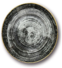 طبق 21 سم بلاك راوند ايسكيا