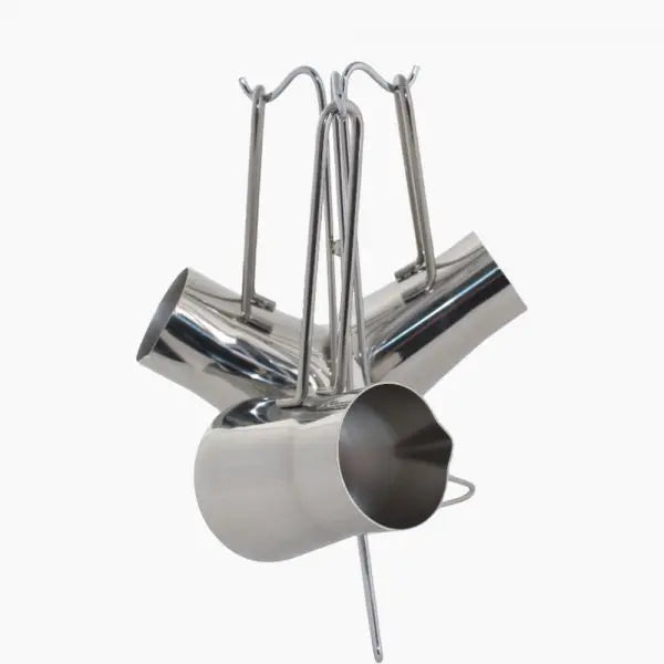  طقم كنك 3ق استانلس+استاند زينيا براميد