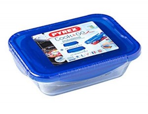 علبة ثلاجة 0.8لتر بغطاء بيركس