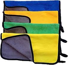 طقم 4 فوطة ميكروفيبر 40سم كلينر