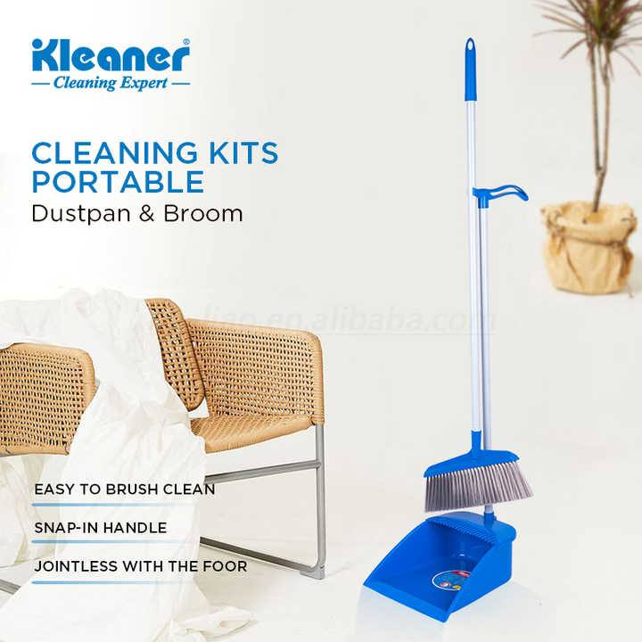 فرشة بالجاروف 26 سم يد طويلة معدن كلينر