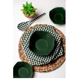 طقم ميلامين 38 ق مربع هاند اوفر زيتي