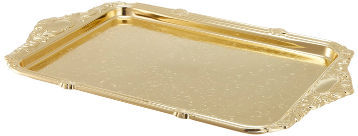 صينية تقديم مستطيلة ذهبى كوين ان