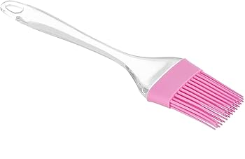 فرشاةحلويات سيلكون21سم بينك كانيسترعلبة