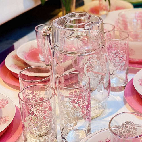 طقم عصير 7 ق جولي كيور بينك لومينارك