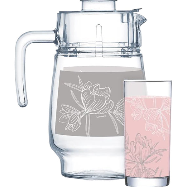 طقم عصير 7 ق فليربلاش ريد جراي لومينارك